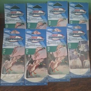 Auto Expressions Pine 6 Pack Car Fresheners Mallard Duck & Deer Discontinued